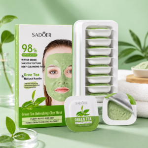 Green Tea Clay Mask Pods - Deep Cleansing & Pore Care Face Mask